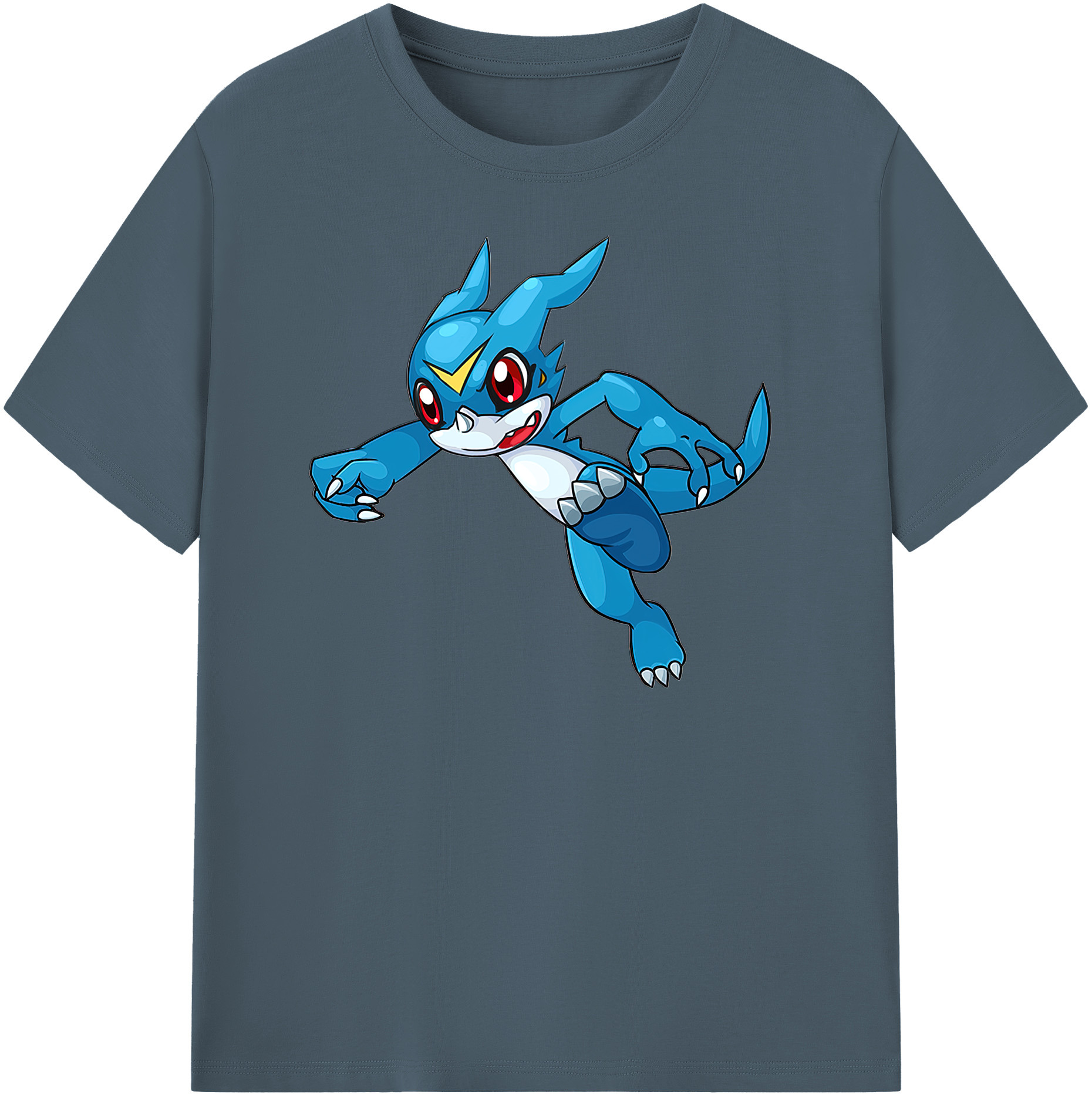 （画像用） Digimon デジタルモンスター/デジモン 綿100％半袖Tシャツ（フロントプリント）